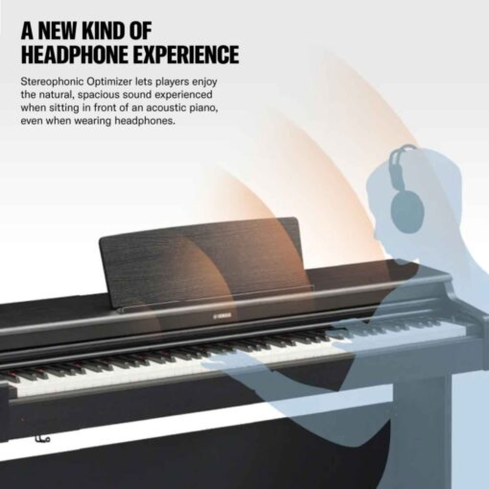 YAMAHA YDP 165 Arius Black - PIANOFORTE DIGITALE 88 TASTI NERO