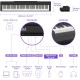 YAMAHA P 525B BLACK - PIANOFORTE DIGITALE 88 TASTI PESATI COLORE NERO