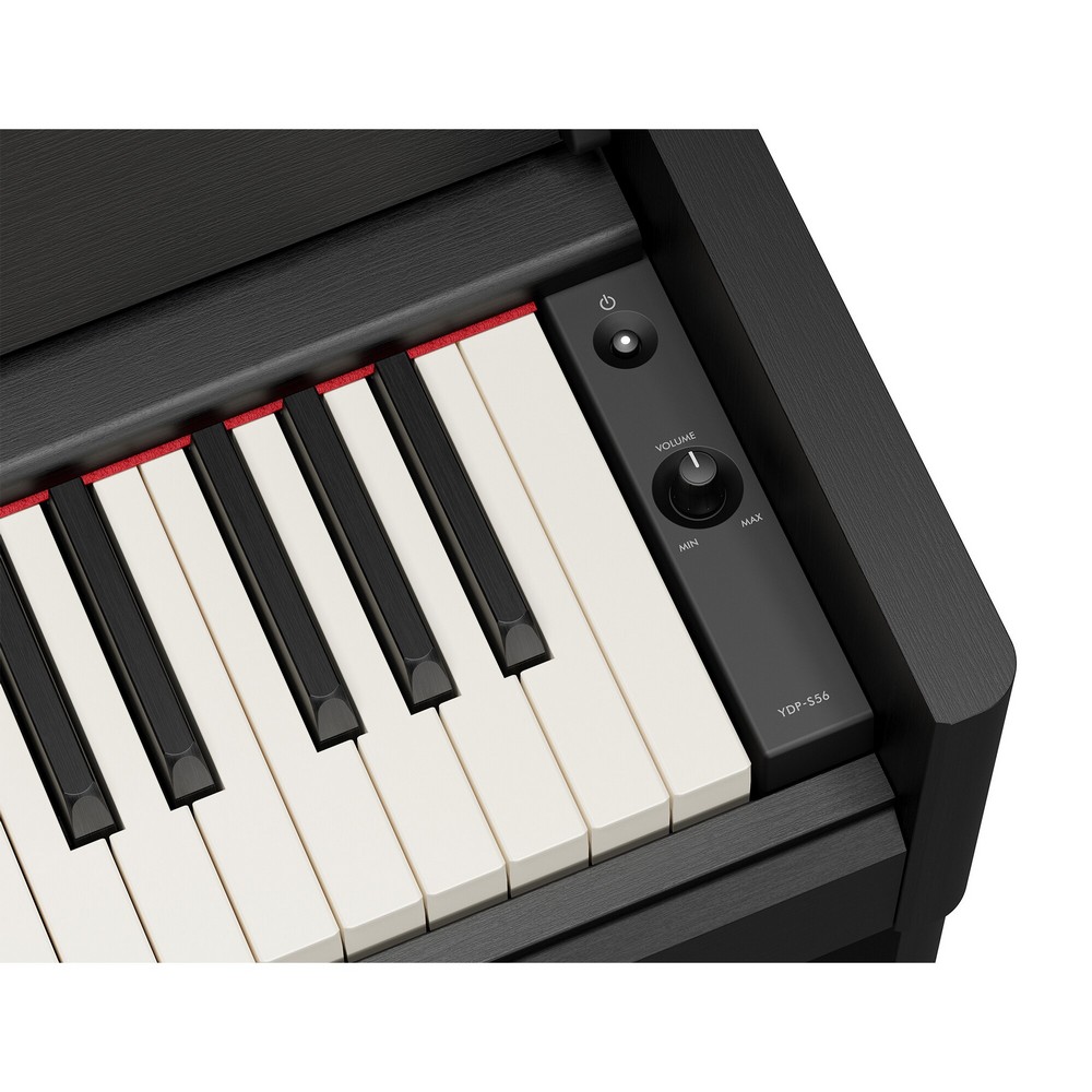 YAMAHA YDP S56B - PIANOFORTE DIGITALE CON TASTIERA GRANDTOUCH ES COLORE NERO SATINATO