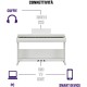 YAMAHA YDP 105 White - PIANOFORTE DIGITALE 88 TASTI BIANCO