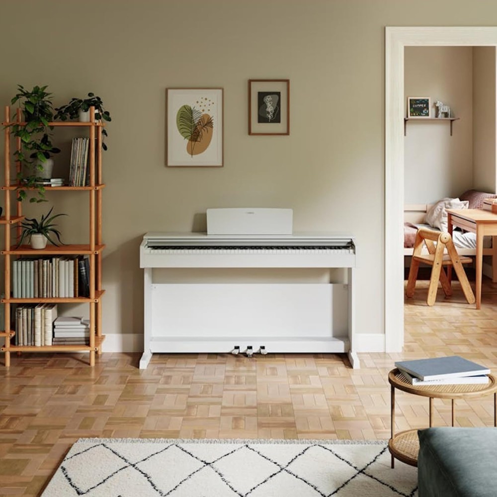YAMAHA YDP 105 White - PIANOFORTE DIGITALE 88 TASTI BIANCO