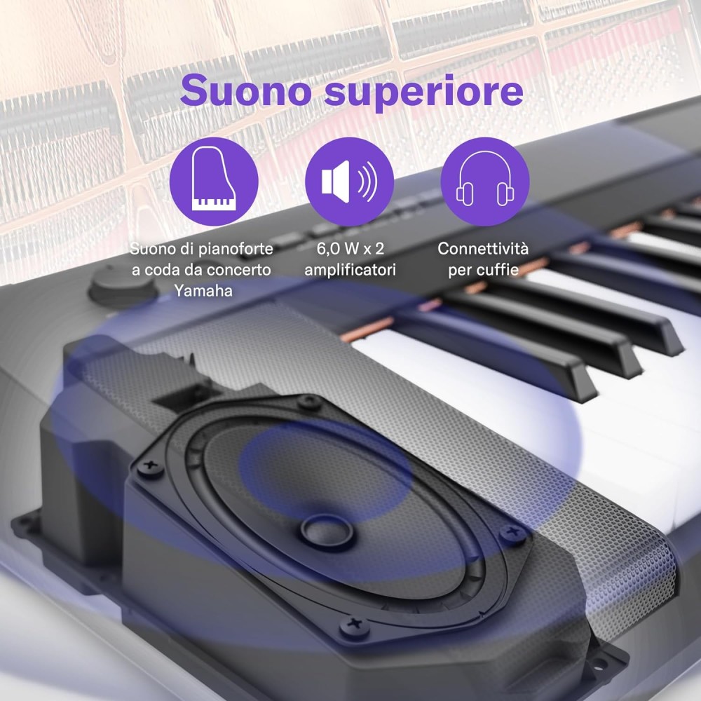 YAMAHA NP 35B Piaggero Black - PIANOFORTE DIGITALE 76 TASTI NERO