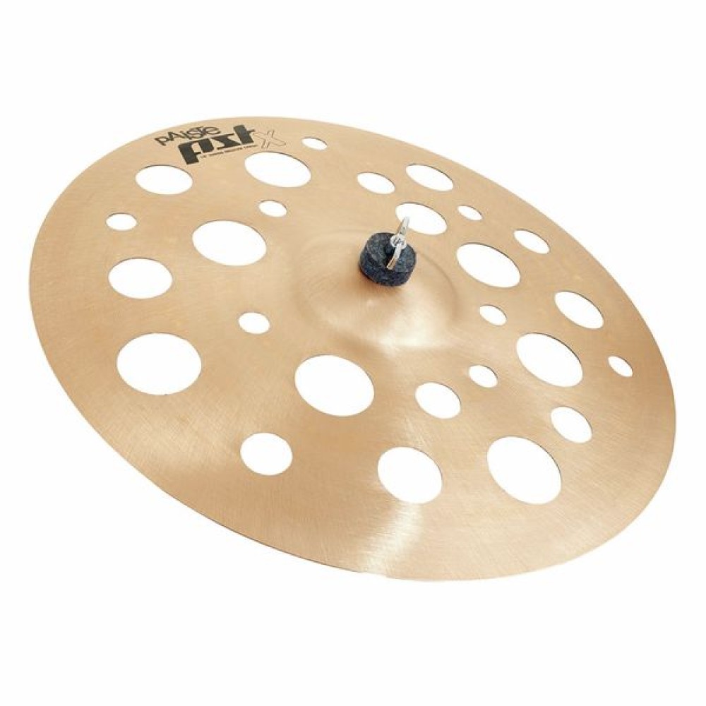 PAISTE 18" PSTX SWISS MEDIUM CRASH - PIATTO CRASH FORATO 18"