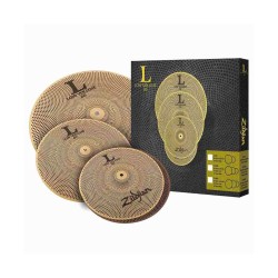 ZILDJIAN L80 Low Volume LV348 Set - KIT PIATTI LOW VOLUME CON HI-HAT + CRASH + CRASH/RIDE