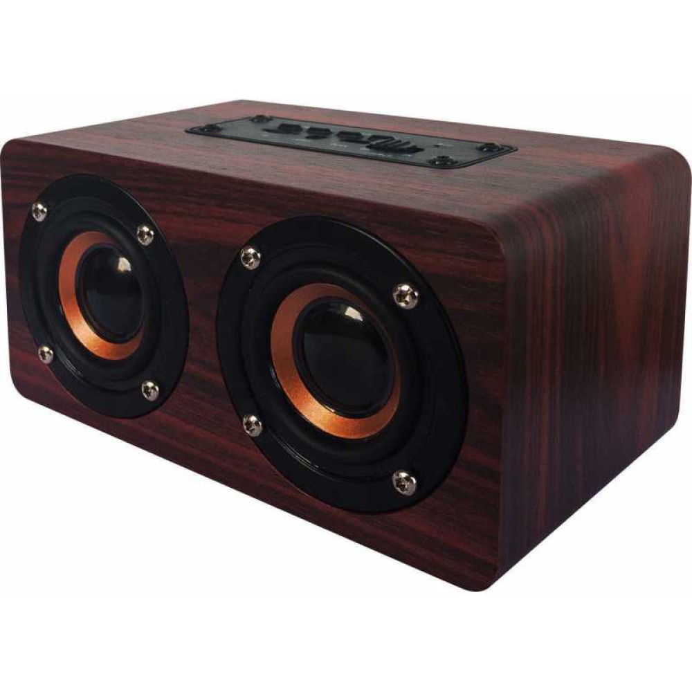 OQAN QBT 100 BT Wood - SPEAKER BLUETOOTH STEREO 10W