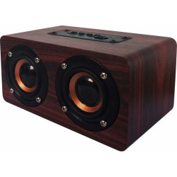 OQAN QBT 100 BT Wood - SPEAKER BLUETOOTH STEREO 10W