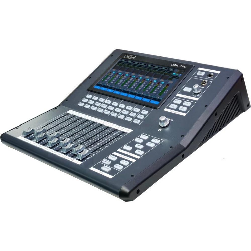 OQAN Q24D PRO - MIXER DIGITALE 24 CANALI CON DSP E FADER MOTORIZZATI