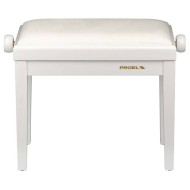 PROEL PB90SSWWH - PANCA REGOLABILE IN LEGNO PER PIANO ED ORGANO BIANCO SATINATO