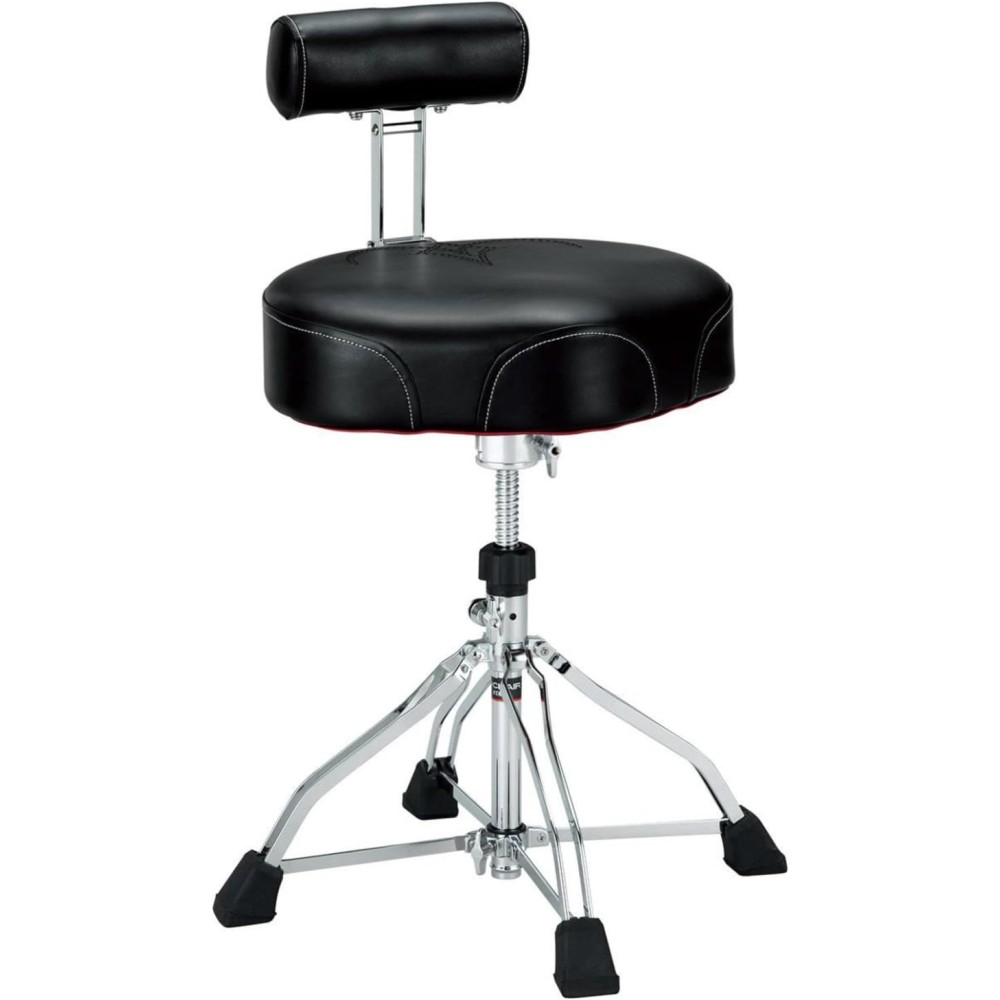 TAMA HT741B 1st Chair Ergo Rider - SGABELLO A SELLA CON SCHIENALE PER BATTERIA