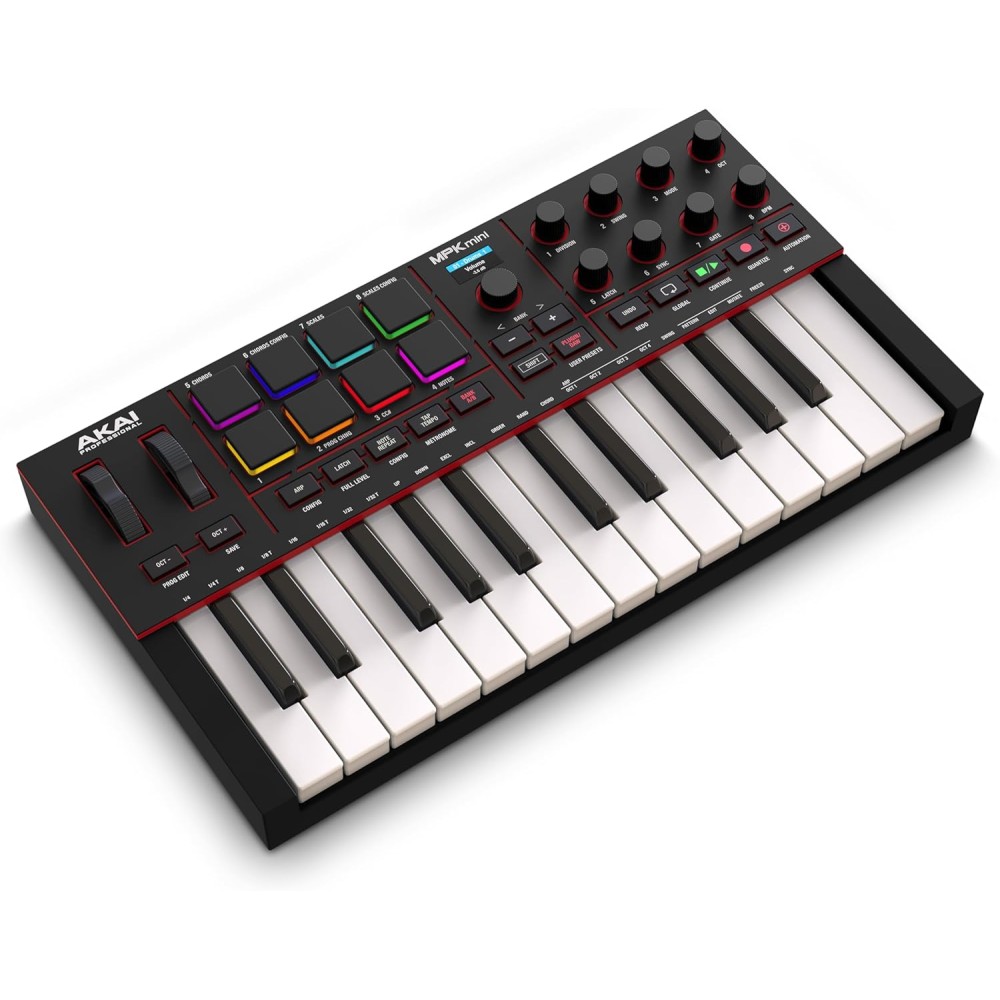 AKAI MPK Mini 4 Black - CONTROLLER MIDI 25 TASTI NERA