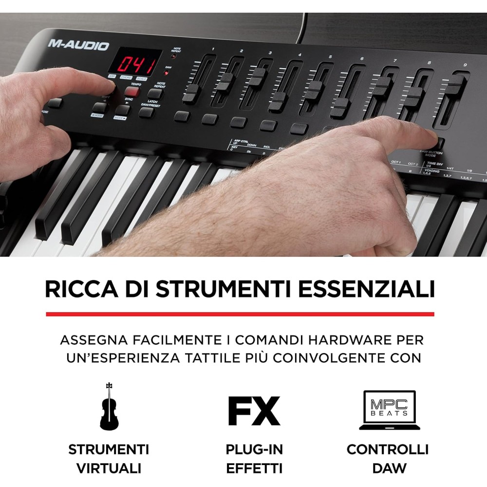 M AUDIO Oxygen 49 Mk5 - TASTIERA CONTROLLER USB MIDI 49 TASTI
