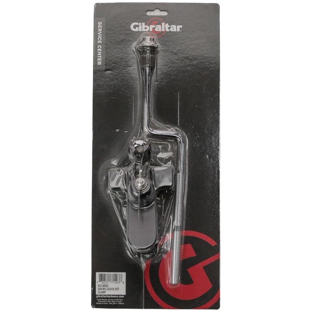 GIBRALTAR Supporto Micriofono con attacco PINZA - Asta Microfono SC GMQC