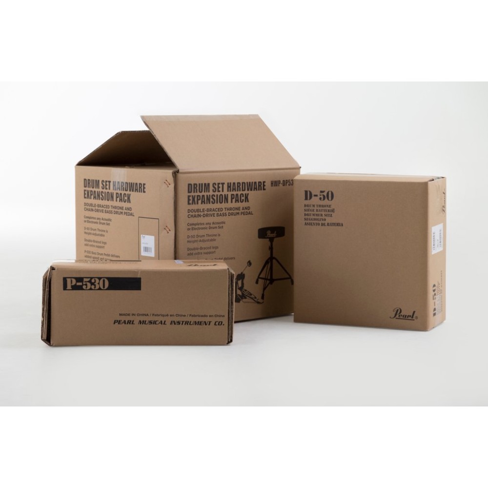 PEARL HWP DP53 Set Drum Pedal and Throne - KIT CON PEDALE PER GRANCASSA E SGABELLO PER BATTERIA