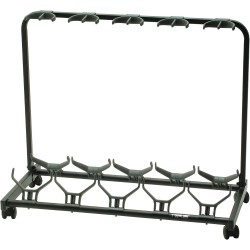 QUIKLOK GS450 - SUPPORTO DA TERRA PER 5 CHITARRE O BASSI CON RUOTE 