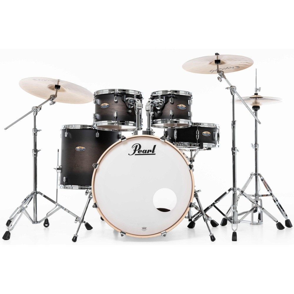 PEARL DMP925S/C262 Decade Maple 22" Satin Black Burst - BATTERIA ACUSTICA 5 PEZZI CON HARDWARE (PIATTI NON INCLUSI)