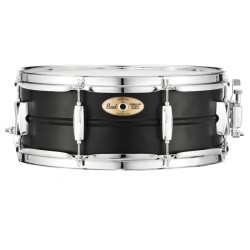 PEARL EKS1455 14" X 5,5" STEEL SNARE DRUM - RULLANTE IN ACCIAIO NERO SATINATO