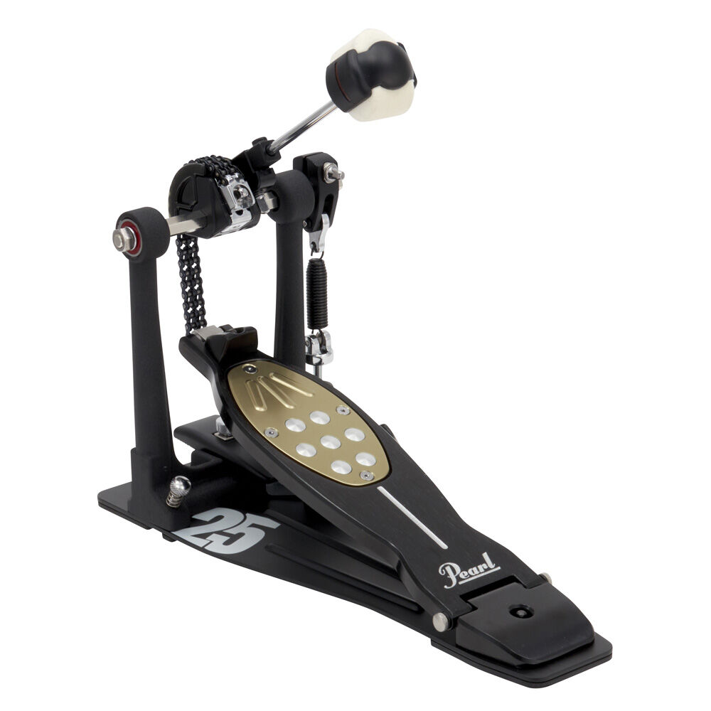 PEARL P 2050C/B 25th Eliminator Black Pedal Special Edition PEDALE PER GRANCASSA CON TRASMISSIONE A CATENA 25TH SPECIAL EDITION NERO