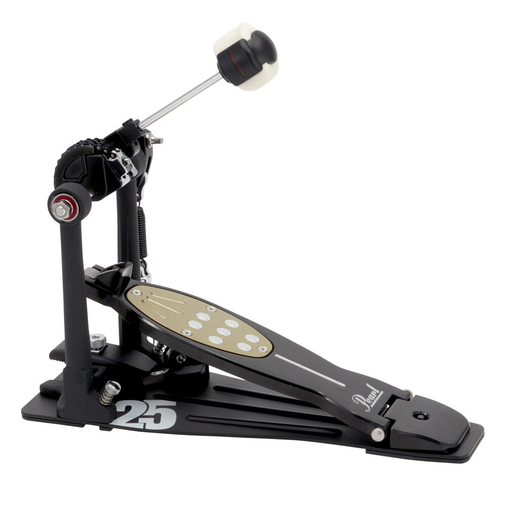 PEARL P 2050C/B 25th Eliminator Black Pedal Special Edition PEDALE PER GRANCASSA CON TRASMISSIONE A CATENA 25TH SPECIAL EDITION NERO