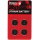 D'ADDARIO CR2032 Battery Pack - SET DI 4 BATTERIE DA 3 VOLT