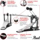 PEARL P1032 Eliminator Solo Black Double Pedal - DOPPIO PEDALE A CATENA PER GRANCASSA