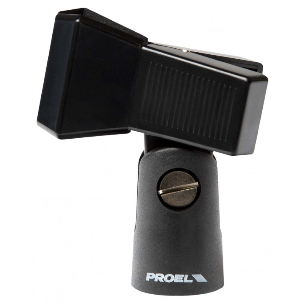 PROEL APM30 - SUPPORTO A PINZA UNIVERSALE IN ABS PER MICROFONO