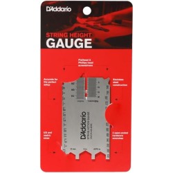 D'ADDARIO PW SHG 01 String Height Gauge - STRUMENTO PER LA MISURAZIONE DELL'ALTEZZA DI CORDE E PICKUP 