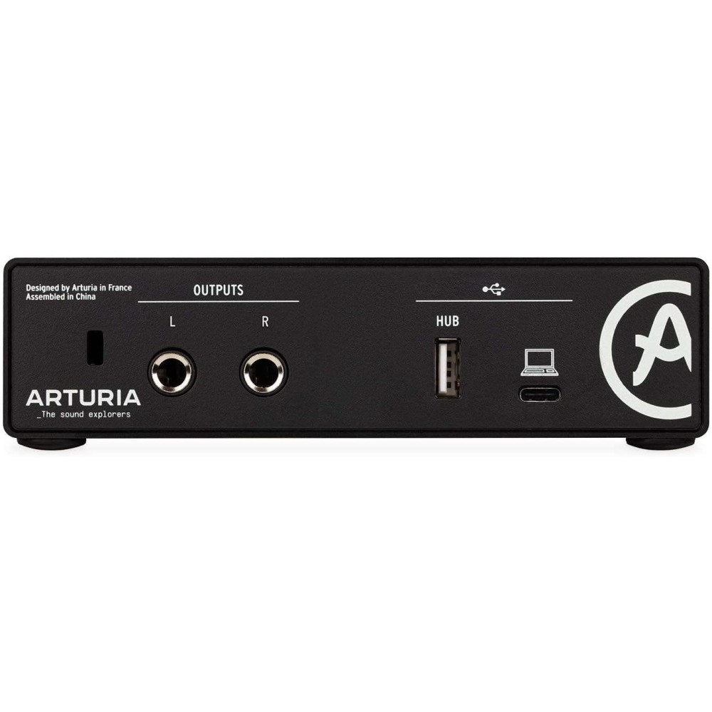 ARTURIA Minifuse 1 Black - INTERFACCIA AUDIO USB C CON 1 IN COMBO E 2 OUT COLORE NERA 