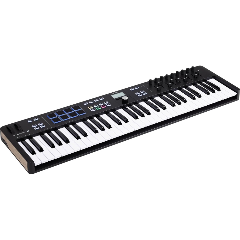 ARTURIA KeyLab Essential Mk3 61 Black - TASTIERA MIDI / USB 61 TASTI NERA