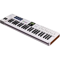ARTURIA KeyLab Essential 49 Mk3 White - TASTIERA MIDI USB 49 TASTI BIANCA