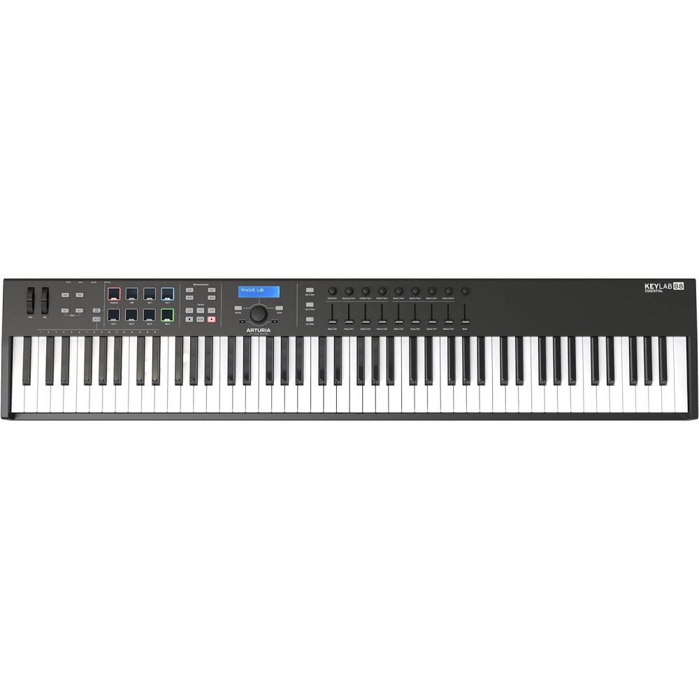ARTURIA KeyLab Essential 88 Mk3 Black - CONTROLLER USB MIDI 88 TASTI