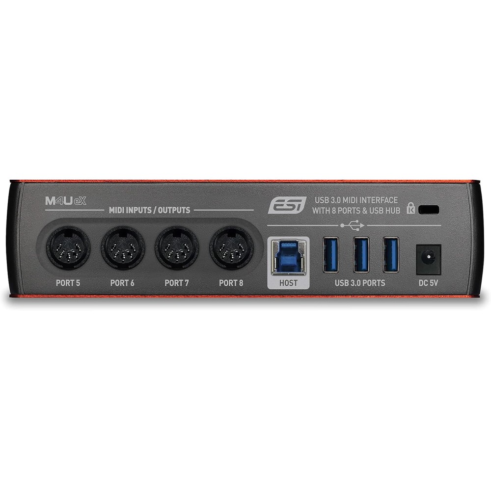 ESI M4u eX - INTERFACCIA MIDI / USB 3.0 8 PORTE CON HUB USB