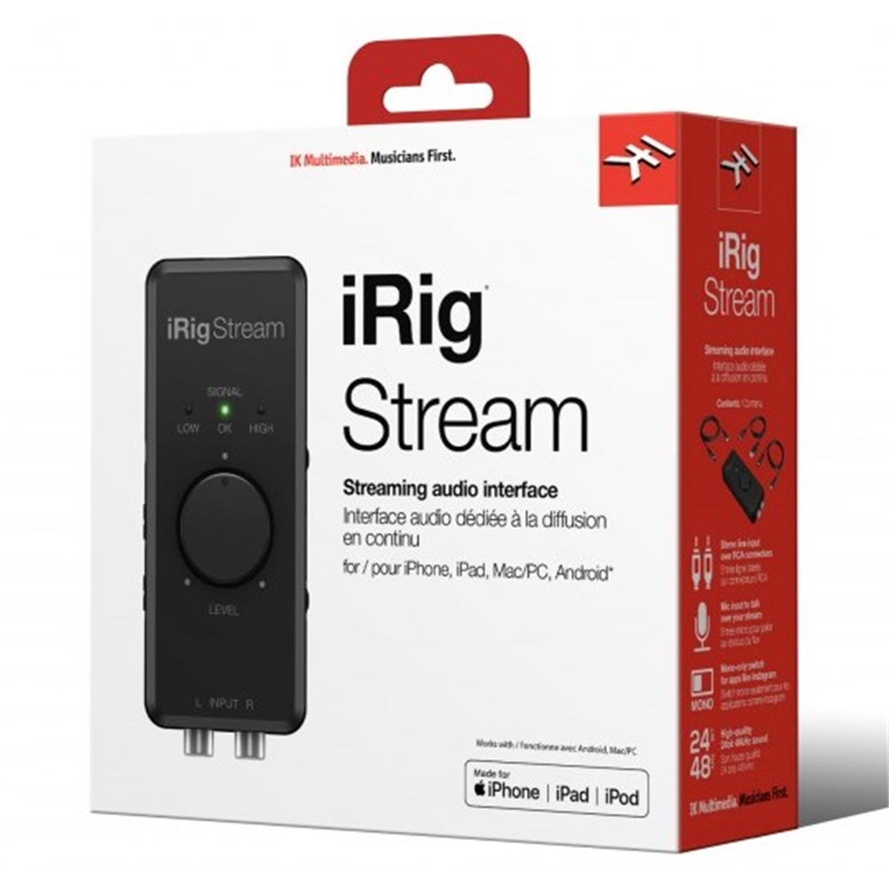 IK MULTIMEDIA iRig Stream - INTERFACCIA PER STREAMING AUDIO