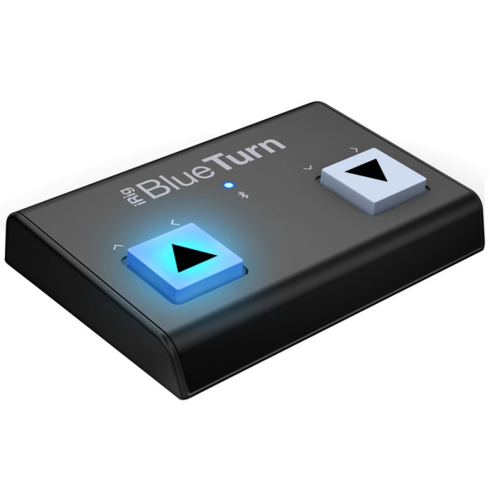 IK MULTIMEDIA iRig BlueTurn - CONTROLLER BLUETOOTH PER SCORRERE LE PAGINE DI SPARTITI SU TABLET E SMARTPHONE