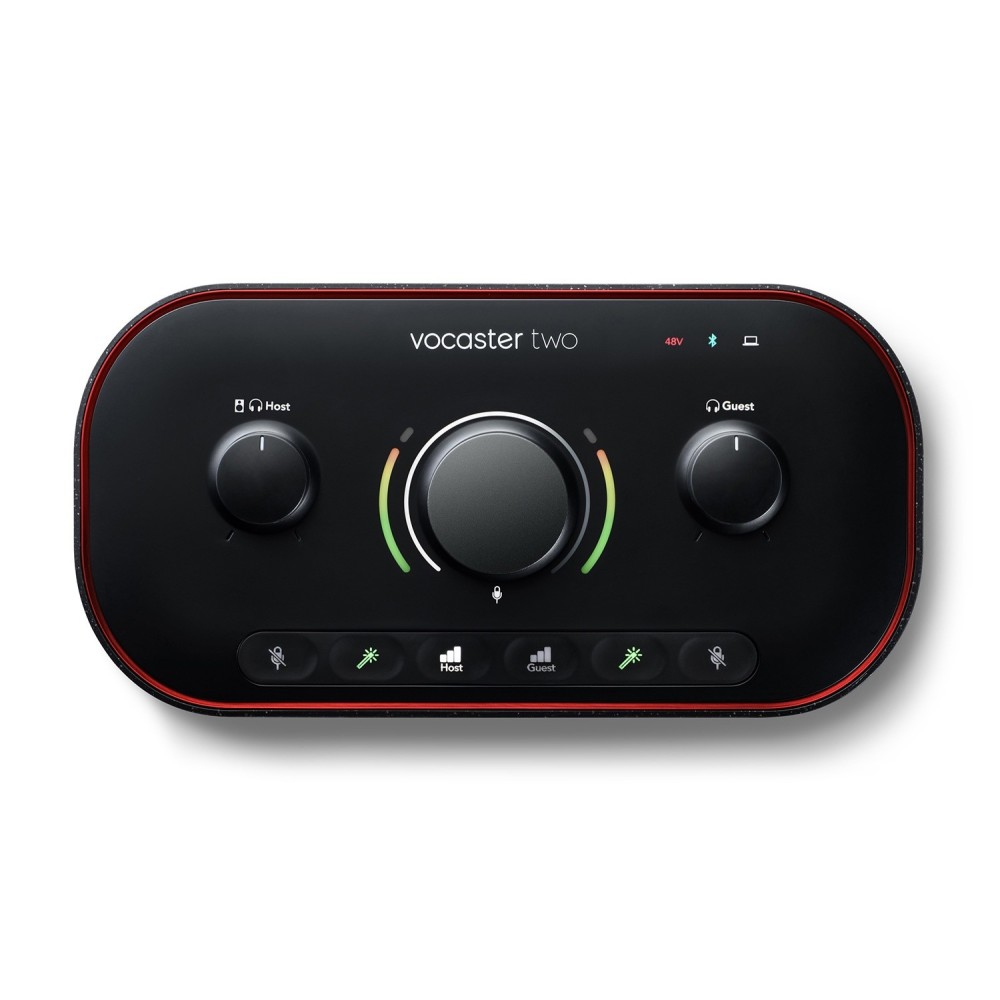 FOCUSRITE Vocaster Two - INTERFACCIA AUDIO USB C CON BLUETOOTH 2 INPUT E 2 OUTPUT