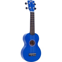MAHALO MR1BU Ukulele Transp. Blue  - UKULELE SOPRANO BLU CON BORSA
