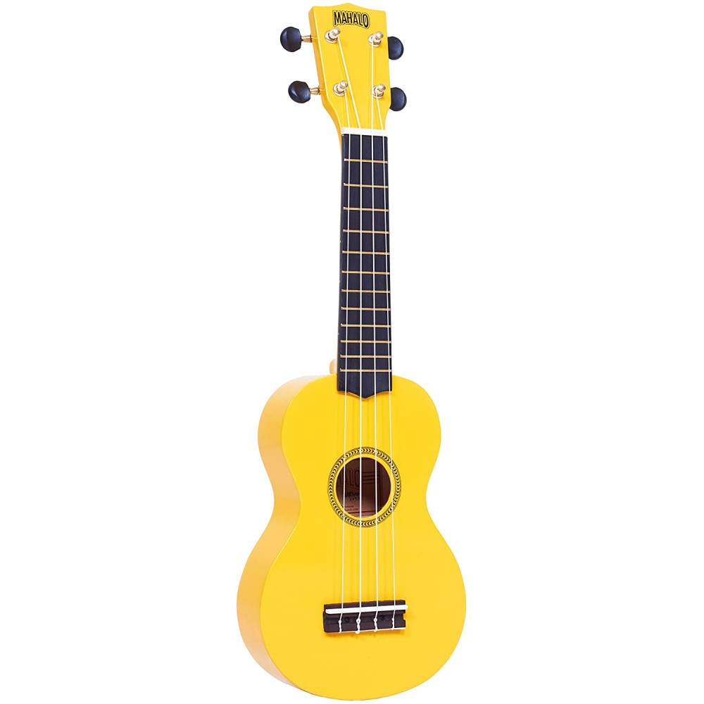 MAHALO MR1YW Ukulele Rainbow Yellow - UKULELE SOPRANO GIALLO CON BORSA