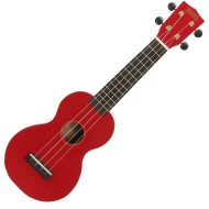 MAHALO MR1RD Ukulele Rainbow Red - UKULELE SOPRANO ROSSO CON BORSA
