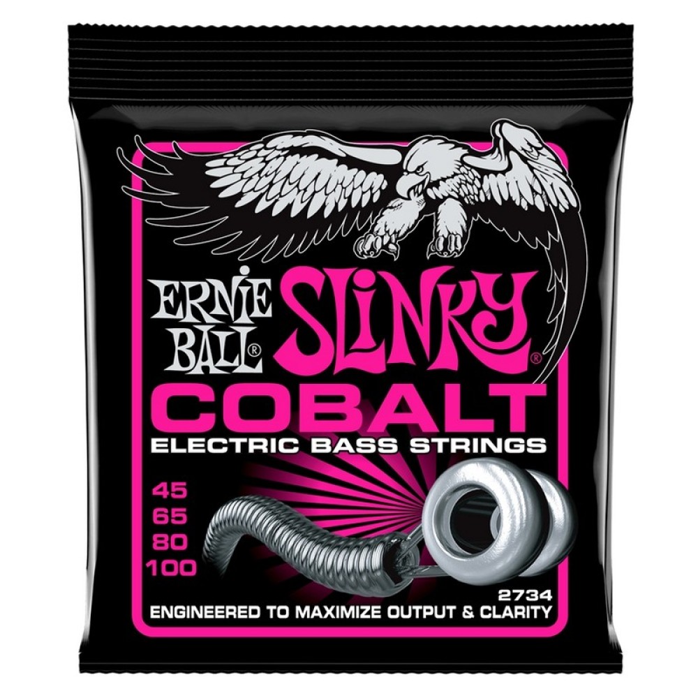 ERNIE BALL 2734 Super Slinky Cobalt - MUTA PER BASSO 4 CORDE .045 - .100