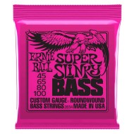 ERNIE BALL 2834 Super Slinky Bass - MUTA CORDE PER BASSO ELETTRICO 4 CORDE 045/100