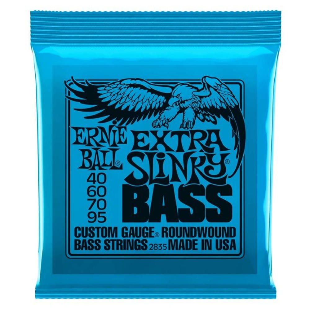 ERNIE BALL 2835 Extra Slinky Bass - MUTA 4 CORDE PER BASSO ELETTRICO 040/095
