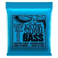 ERNIE BALL 2835 Extra Slinky Bass - MUTA 4 CORDE PER BASSO ELETTRICO 040/095