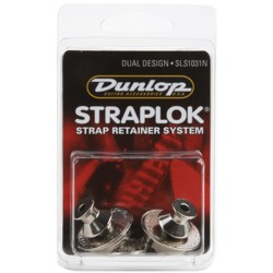 DUNLOP SLS1031N Dual Design Straplock System Nickel - SISTEMA DI AGGANCIO PER TRACOLLA IN NICKEL