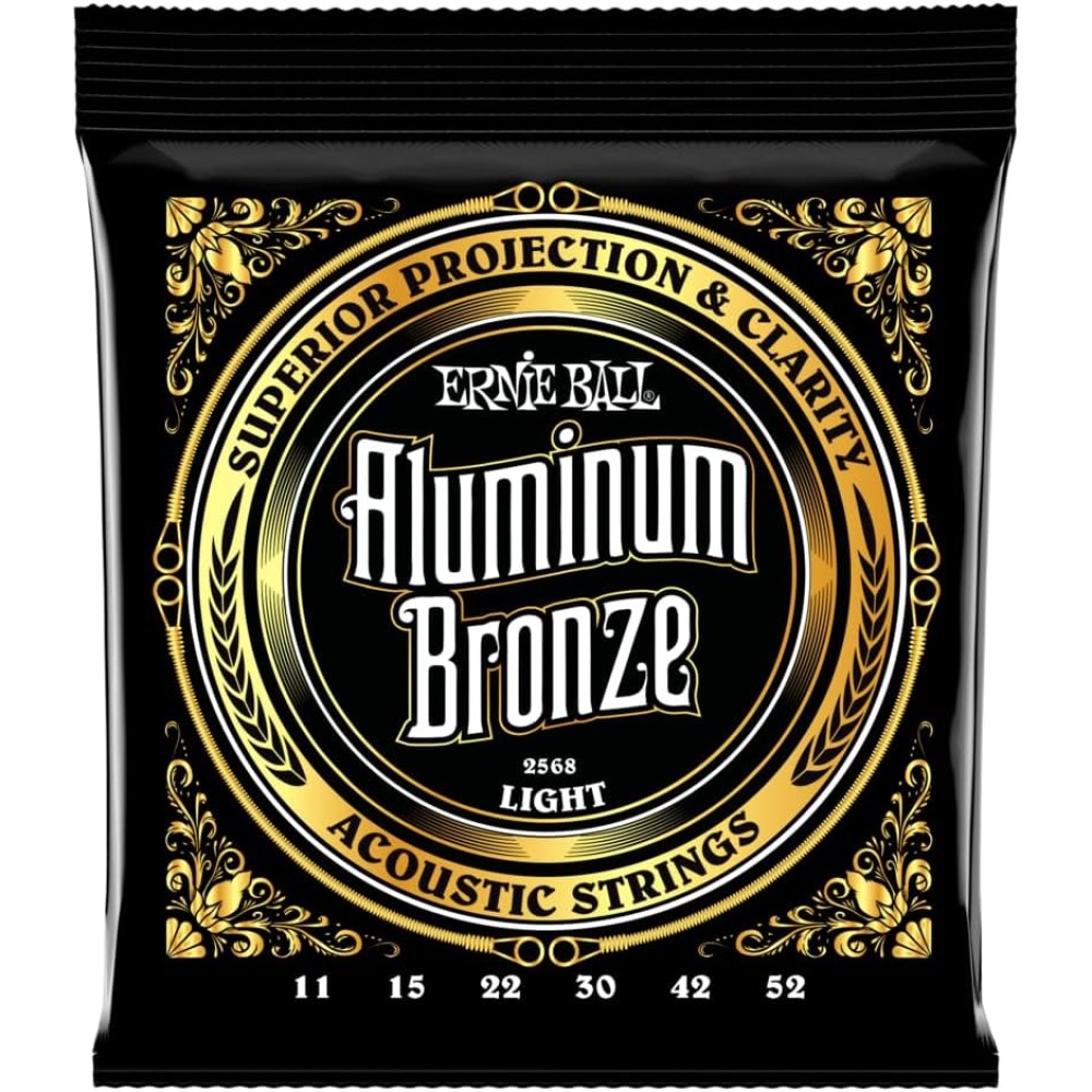 ERNIE BALL 2568 Aluminum Bronze Light - MUTA CORDE PER CHITARRA ACUSTICA LIGHT 011/052