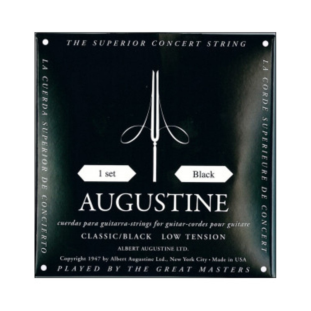 AUGUSTINE Black Light - MUTA DI CORDE IN NYLON PER CHITARRA CLASSICA - 028/043