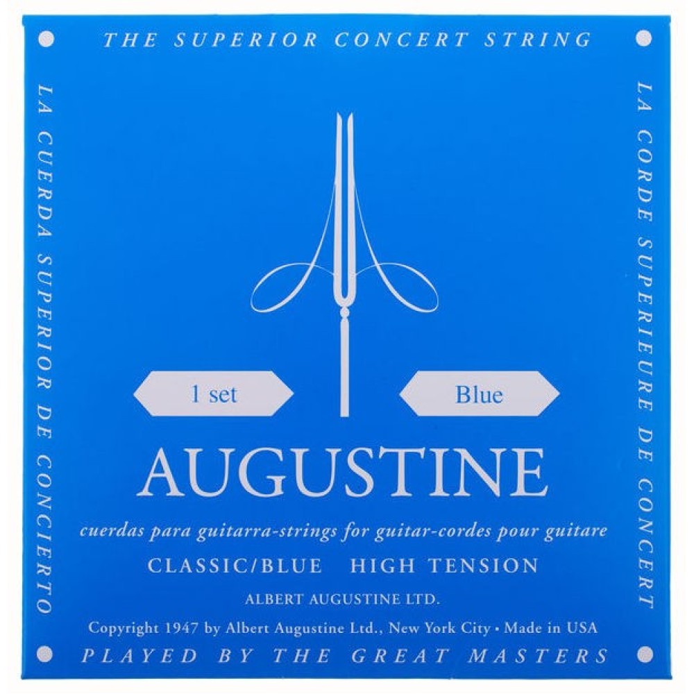 AUGUSTINE Blue Heavy - MUTA CORDE IN NYLON PER CHITARRA CLASSICA - 028/045