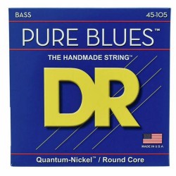 DR STRINGS PB 45/100 Pure Blues Bass Medium - MUTA DI CORDE PER BASSO QUANTUM NICKEL MEDIUM 045/100