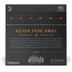 D'ADDARIO XTE1046 Regular Light - MUTA CORDE PER CHITARRA ELETTRICA NICKEL PLATED 010/046