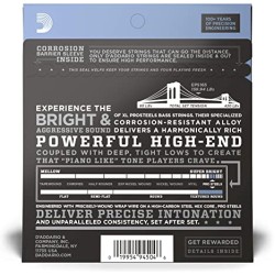 D'ADDARIO EPS165 Custom Light - MUTA PER BASSO ELETTRICO 4 CORDE CUSTOM LIGHT 045/105