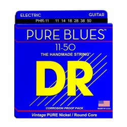 DR STRINGS PHR 11 Pure Blues Heavy - MUTA CORDE PER CHITARRA ELETTRICA NICKEL WOUND 011/050