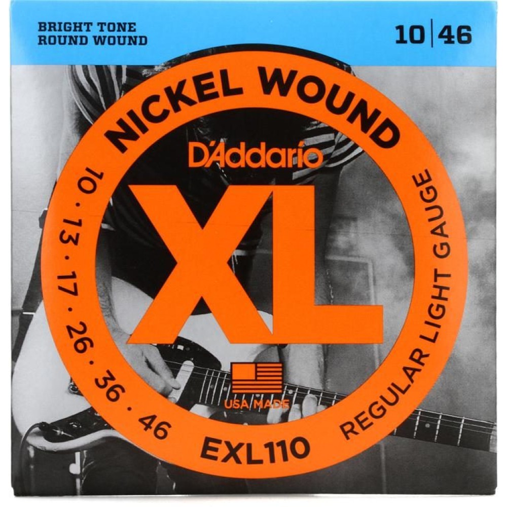 D'ADDARIO EXL110 Regular Light - MUTA CORDE PER CHITARRA ELETTRICA NICKEL WOUND 010/046
